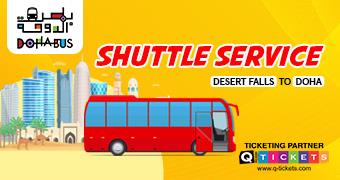 Shuttle Service (Desert Falls to Doha) Desert Falls Water Park